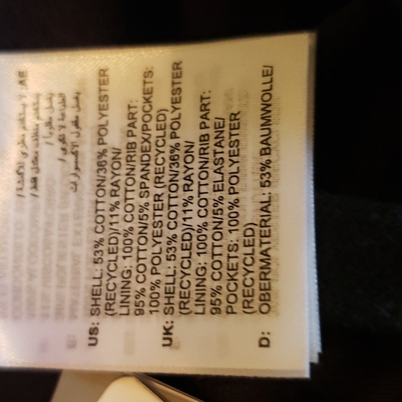 Adidas Essentials Fleece Hoodie Black & Victory Blue - Size S - Picture 9 of 10